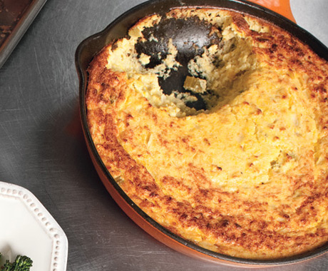 Corn Pudding, photo courtesy of Epicurious